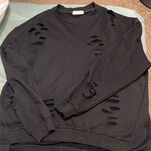 cute distressed sweatshirt